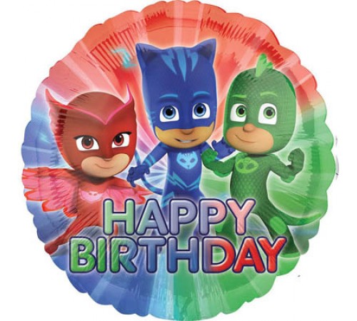 Коло Happy Birthday Герої в масках Коло Happy Birthday Герої в масках