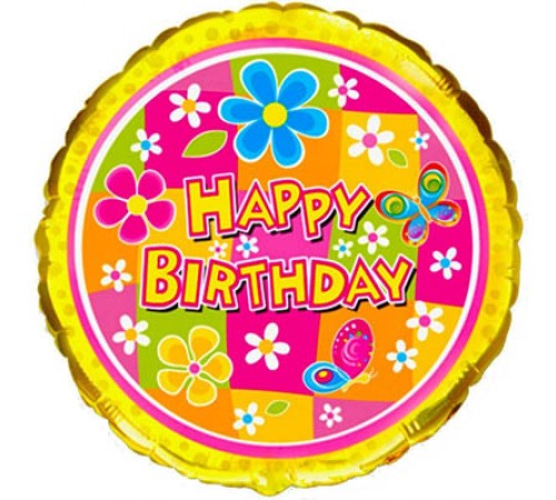 Коло Happy Birthday Квіти Коло Happy Birthday Квіти
