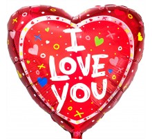 Серце i love you серця різнокольорові