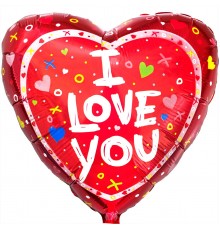Серце i love you серця різнокольорові