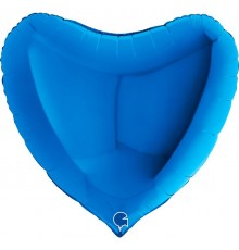 Серце синє 36 дюймів