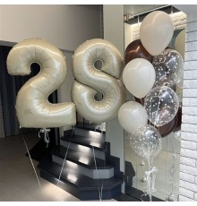 Набір кульок На 28 років для дівчини