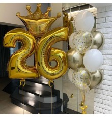 Набір кульок На 26 років для дівчини