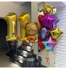 Набір кульок На 11 років для дівчинки