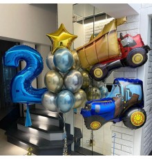 Набір кульок На 2 роки з машинками