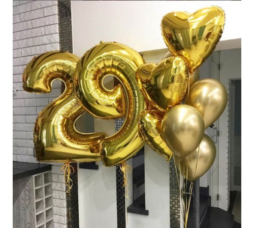 Набір кульок На 29 років для дівчини Набір кульок На 29 років для дівчини