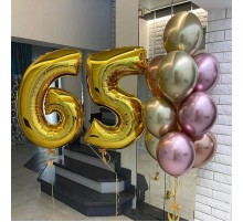 Набір кульок На 65 років