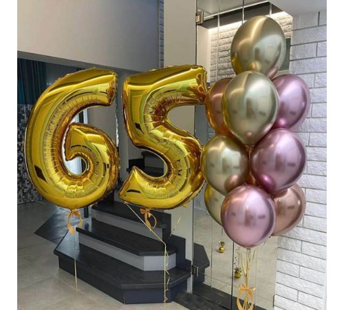 Набір кульок На 65 років Набір кульок На 65 років