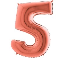 Кулька Цифра 5 Рожеве Золото