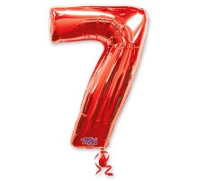 Кулька Цифра 7 Червона