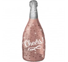 Кулька Пляшка Cheers рожеве золото