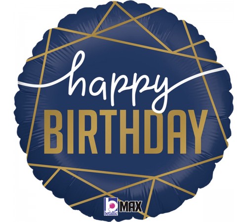 Коло Happy Birthday геометричні візерунки Коло Happy Birthday геометричні візерунки