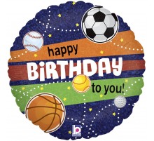 Коло Happy Birthday спортивні м'ячі