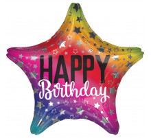 Зірка Happy Birthday блискуча