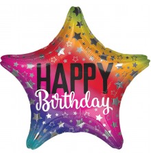 Зірка Happy Birthday блискуча