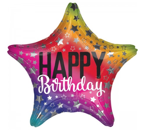 Зірка Happy Birthday блискуча Зірка Happy Birthday блискуча
