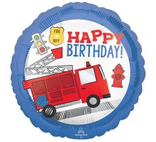 Коло Happy Birthday Пожежна машина