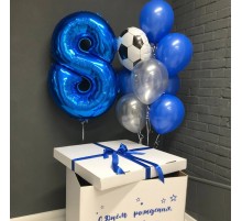 Коробка з кульками Для маленького футболиста