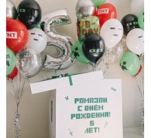 Коробка з кульками Майнкрафт Minecraft