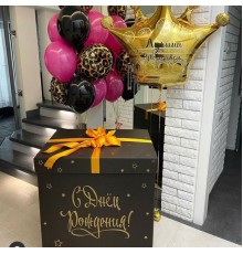 Коробка з кульками Корона золота