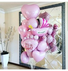 Набір кульок на виписку для дівчинки 28