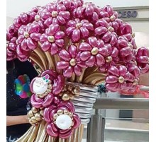 Букет Хромовані ромашки