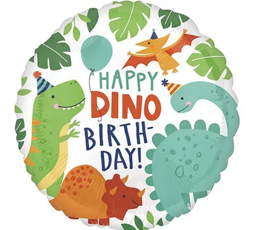 Кулька Коло Happy Birthday динозаврики в ковпачках Кулька Коло Happy Birthday динозаврики в ковпачках