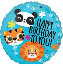 Кулька Коло Happy Birthday звірята лісові