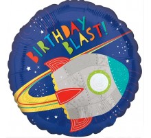 Кулька Коло Happy Birthday ракета