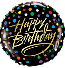 Кулька Коло Happy Birthday кружечки дрібні