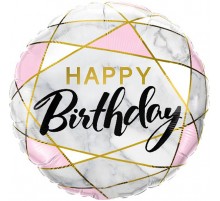 Кулька Коло Happy Birthday трикутники