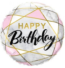 Кулька Коло Happy Birthday трикутники