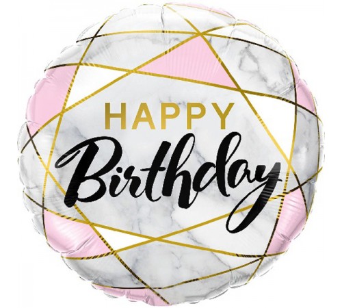 Кулька Коло Happy Birthday трикутники Кулька Коло Happy Birthday трикутники