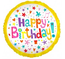 Кулька Коло Happy Birthday жовтий