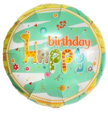 Кулька Коло Happy Birthday смішні тварини