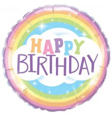 Кулька Коло Happy Birthday веселка