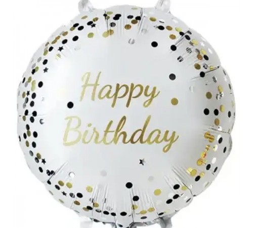 Кулька Коло Happy Birthday конфетті кружечки Кулька Коло Happy Birthday конфетті кружечки