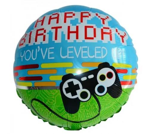 Кулька Коло Happy Birthday джойстик на смугах Кулька Коло Happy Birthday джойстик на смугах