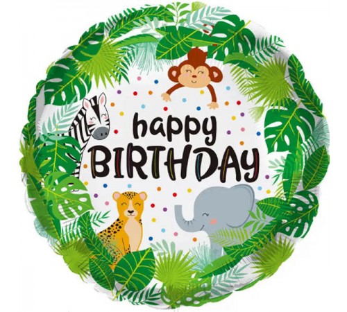 Кулька Коло Happy Birthday джунглі Кулька Коло Happy Birthday джунглі