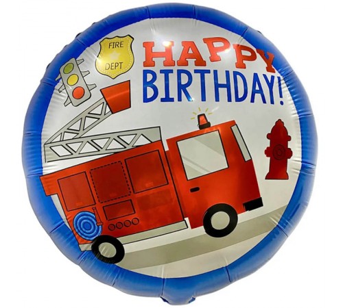 Кулька Коло Happy Birthday пожежна машинка Кулька Коло Happy Birthday пожежна машинка