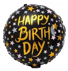 Кулька Коло Happy Birthday зірочки